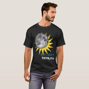 T-shirt Chemise commémorative de l'éclipse totale 2017 d