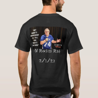 T-shirt Chemise commémorative DJ Rockin' Rich/Rocco's Rewi