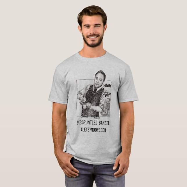 T-shirt Chemise contrariée de barman (Devant entier)