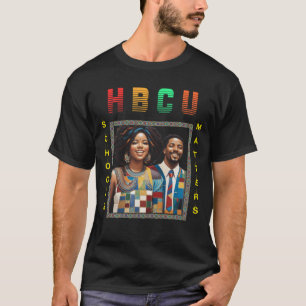 T-shirt Chemise Cool en matière des écoles HBCU avec mosaï