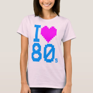T-shirt Chemise Corey Tiger 80s Rétro J'aime les années 80
