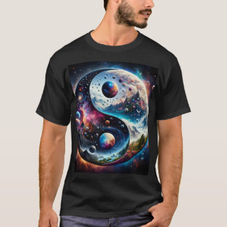 T-shirt Chemise cosmique Yin Yang