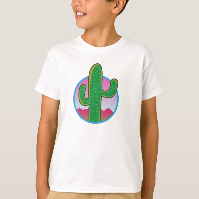 T-shirt Chemise couchée de soleil du Saguaro (Devant)