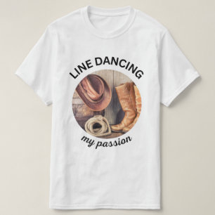 T-shirt Chemise Country Western Line Dancing