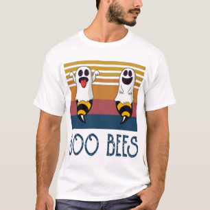 T-shirt Chemise Couple de fantômes abeilles Boo Halloween