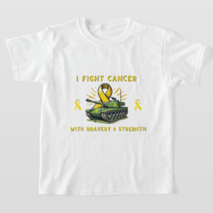 T-shirt Chemise courageuse guerrière pour la sensibilisati