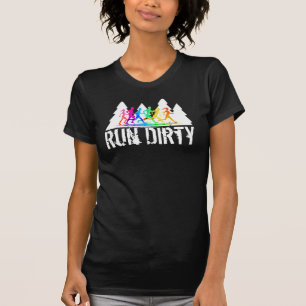 T-shirt Chemise courante de traînée - courez sale
