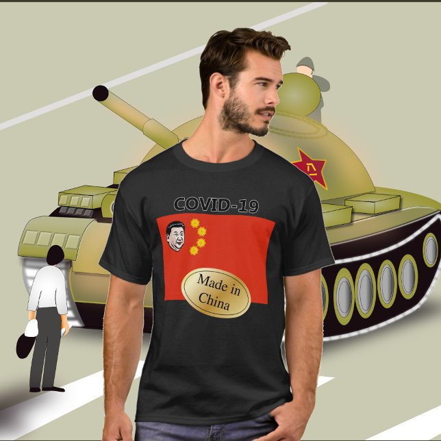 T-shirt chemise covid-19 made in china (Créateur téléchargé)