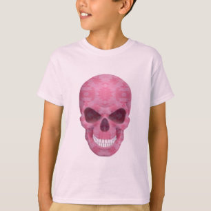 T-shirt Chemise crâne Camouflage rose