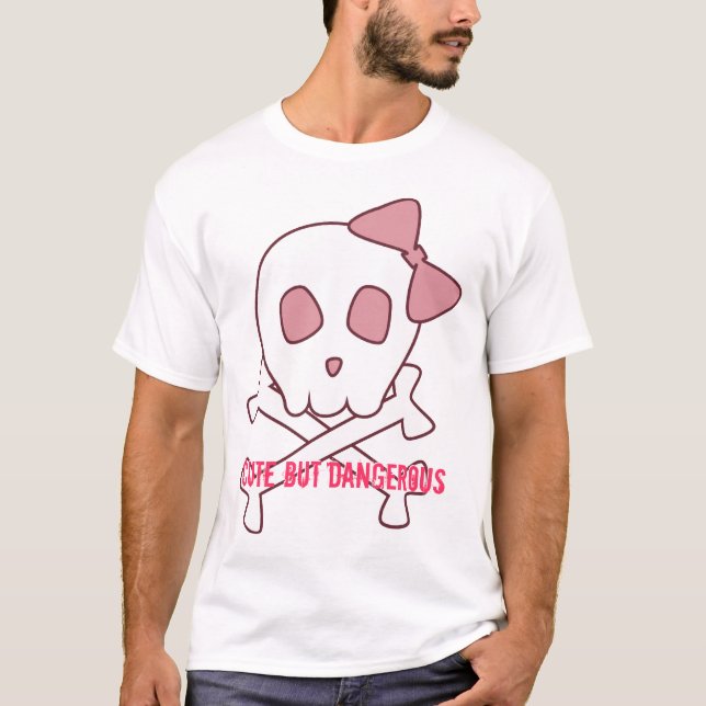 T-shirt Chemise crâne fille (Devant)