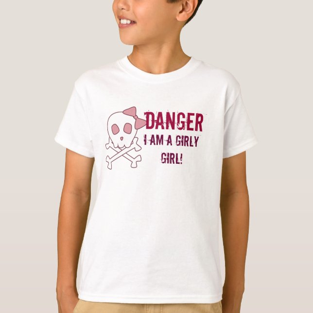 T-shirt Chemise crâne fille (Devant)