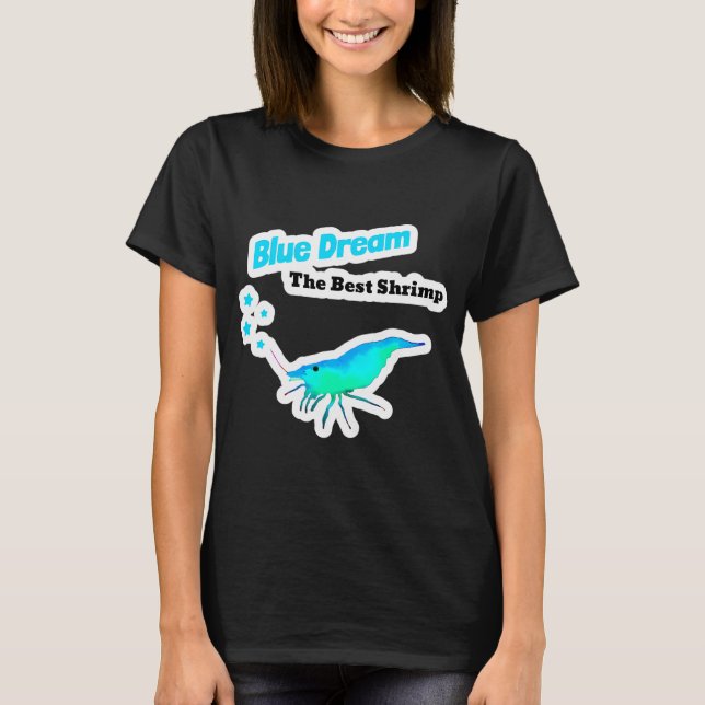 T-shirt Chemise Crevette Blue Dream (Devant)