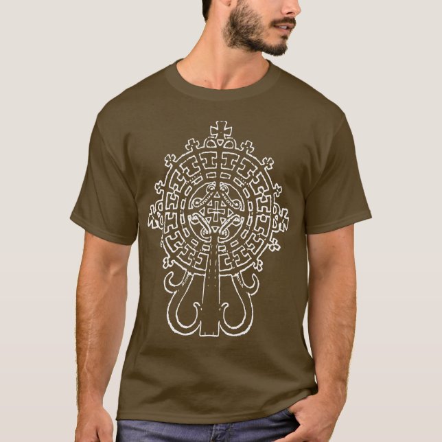 T-shirt Chemise croisée éthiopienne (Devant)