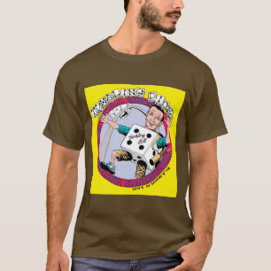 T-shirt Chemise croulante de gâchis de Pleine lune de
