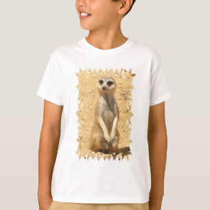 T-shirt Chemise Curious Meerkat pour enfants