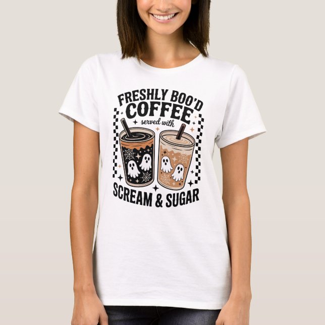 T-shirt Chemise d’Halloween Boo’d fraîche (Devant)