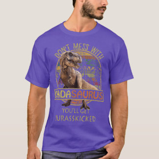 T-shirt Chemise Dadasaurus T Rex Dada Saurus Dinosaur Cade