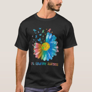 T-shirt Chemise Daisy Butterfly Lyndrome Sensibilisation T