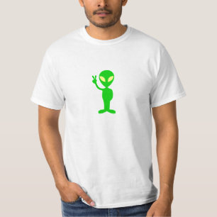 T-shirt Chemise "d'alien de paix"