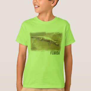 T-shirt Chemise d'alligator de la Floride de garçons