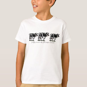 T-shirt Chemise d'amants de vache