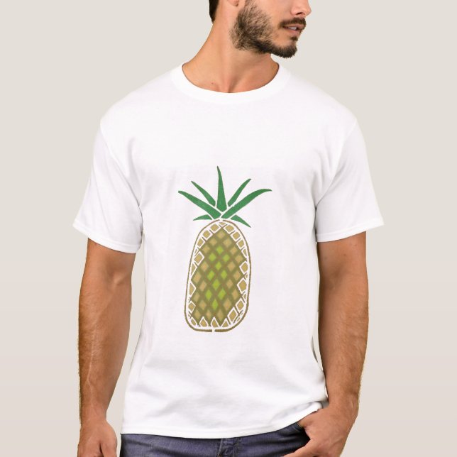 T-shirt Chemise d'ananas (Devant)