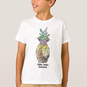T-shirt chemise d'ananas de punk rock