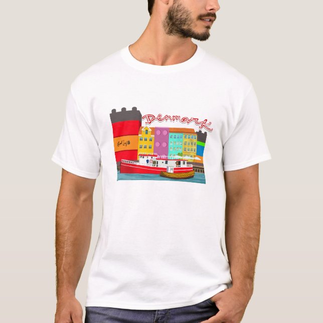 T-shirt Chemise Danemark (Devant)