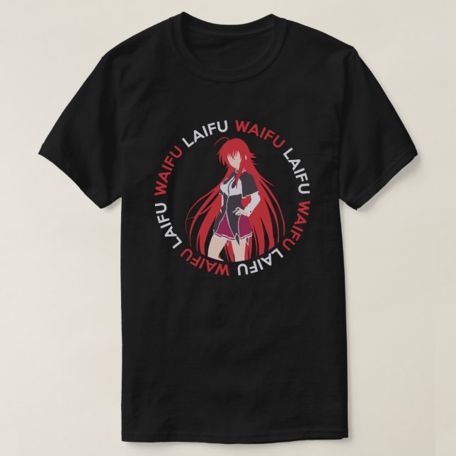 T-shirt Chemise d'Anime de Waifu Laifu (Design devant)