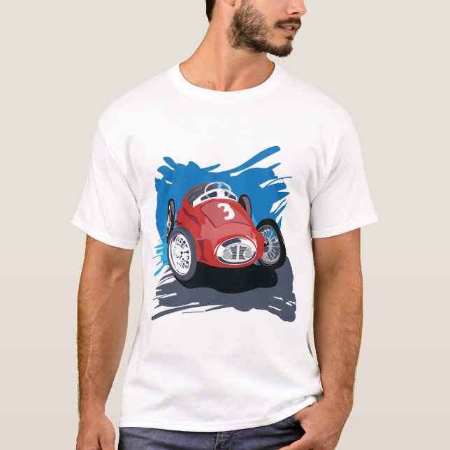 T-shirt Chemise d'anniversaire - chemise de voiture de (Devant)
