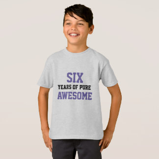 T-shirt Chemise d'anniversaire de 6 ans