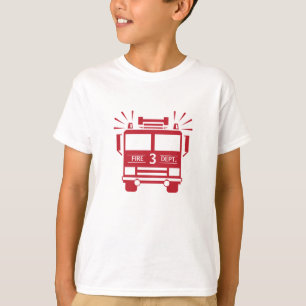 T-shirt Chemise d'anniversaire de enfant de camion de