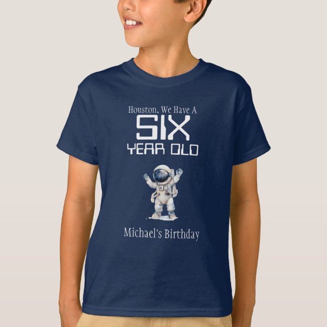 T-shirt Chemise d'anniversaire de l'espace extra-atmosphér (Devant)