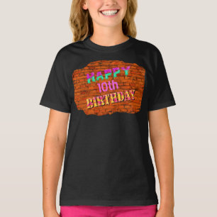 T-shirt Chemise d'anniversaire Graffiti wall