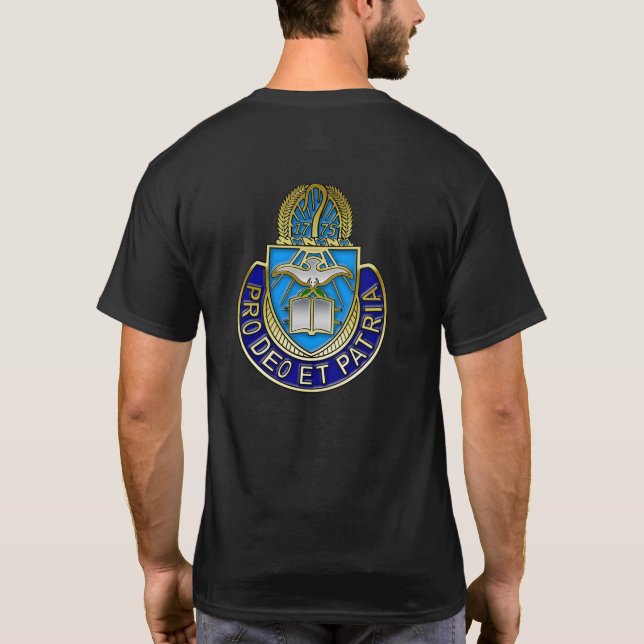 T-shirt Chemise d'Army Chaplain Corp pinte - métallique (Dos)