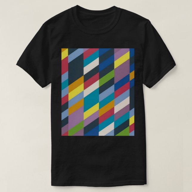 T-shirt chemise d'art abstraite (Design devant)