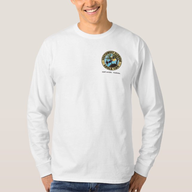 T-shirt Chemise d'art de couples de SWFEC Eagle (Devant)