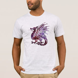 T-shirt Chemise d'art de dragon chinois