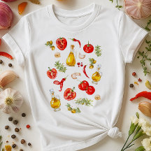 Chemise d'art gastronomique italienne | Romarin à 