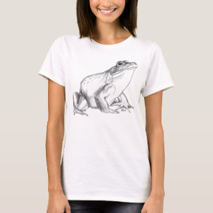 T-shirt Chemise d'art grenouille à bulles Chemise d'art Co