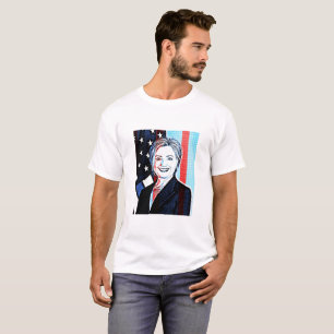 T-shirt Chemise d'Art numérique Hilary Clinton