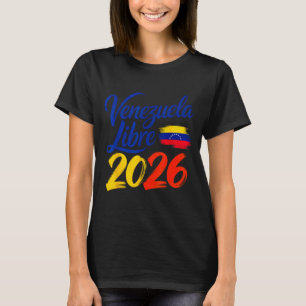 T-shirt Chemise d'art Venezuela Libre Patriotique Liberté 