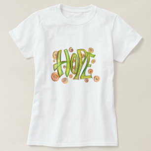 T-shirt Chemise d'art Word Hope