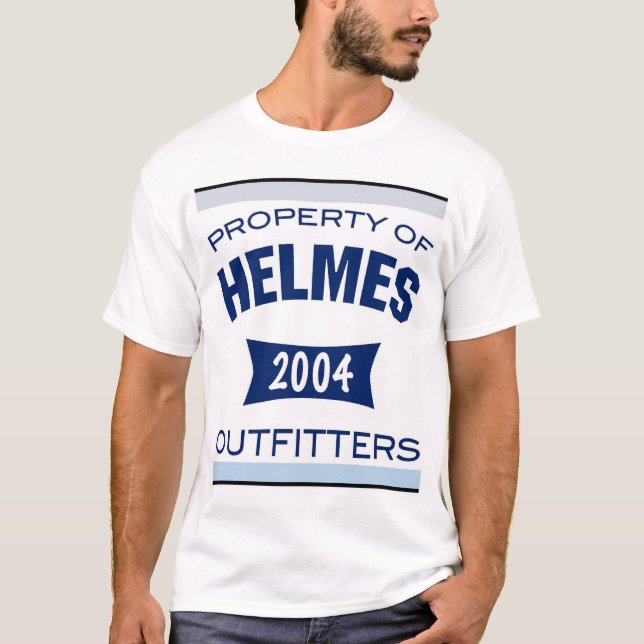 T-SHIRT CHEMISE D'ATHLÉTISME DE FOURNISSEURS DE HELMES (Devant)