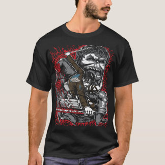 T-shirt Chemise d'attaque Eren du panneau de manga