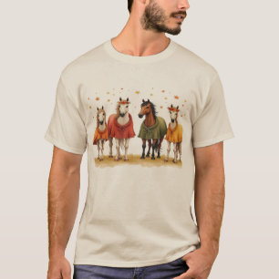 T-shirt Chemise d'automne de cheval occidental - Parfaite 