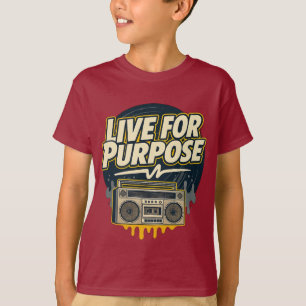 T-shirt Chemise d'autonomisation de la jeunesse rouge