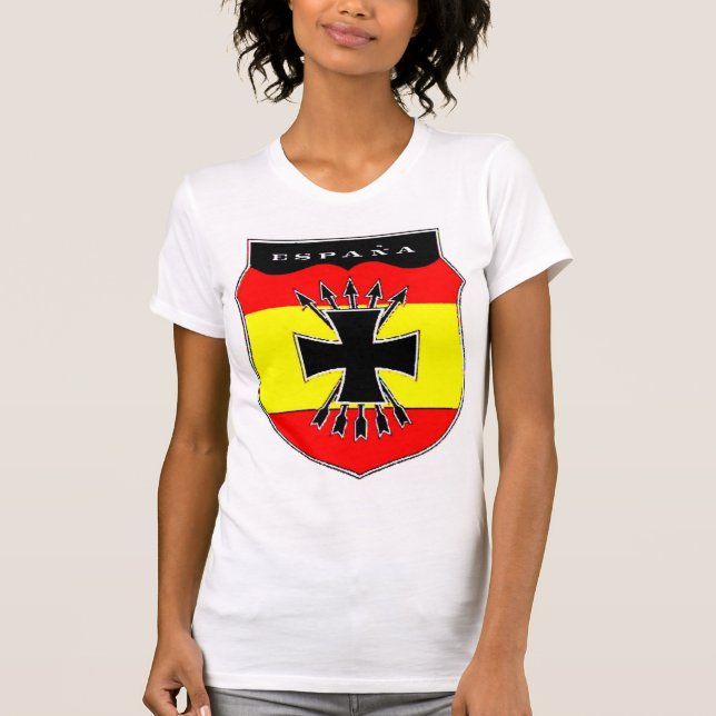 T-shirt Chemise d'Azul de Division de l'Espagne Franco (Devant)