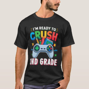 T-shirt Chemise de 2e année pour garçons jeu vidéo Ck à l'