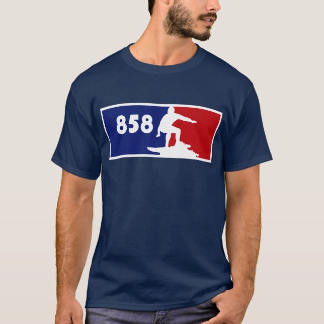 T-shirt Chemise de 858 surfs (Devant)